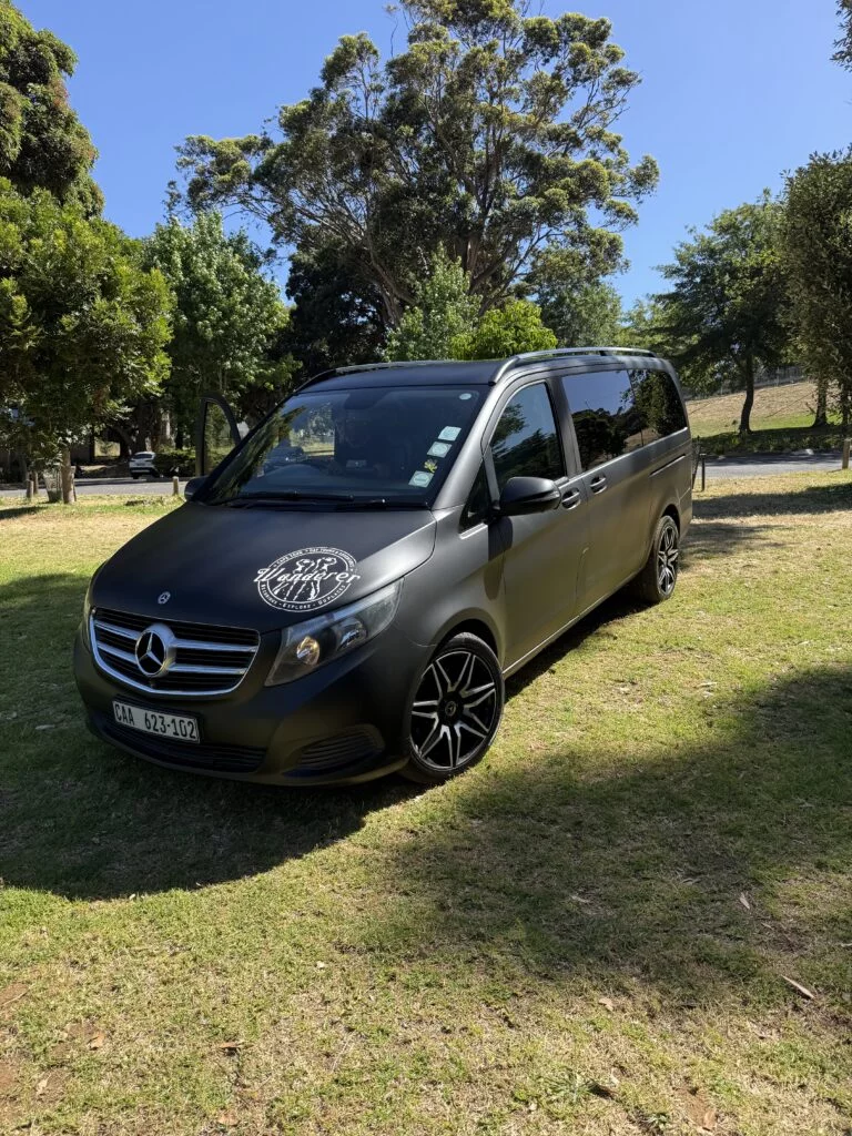 Wanderer private tour vehicle for Cape Town — Mercedes-style SUV
