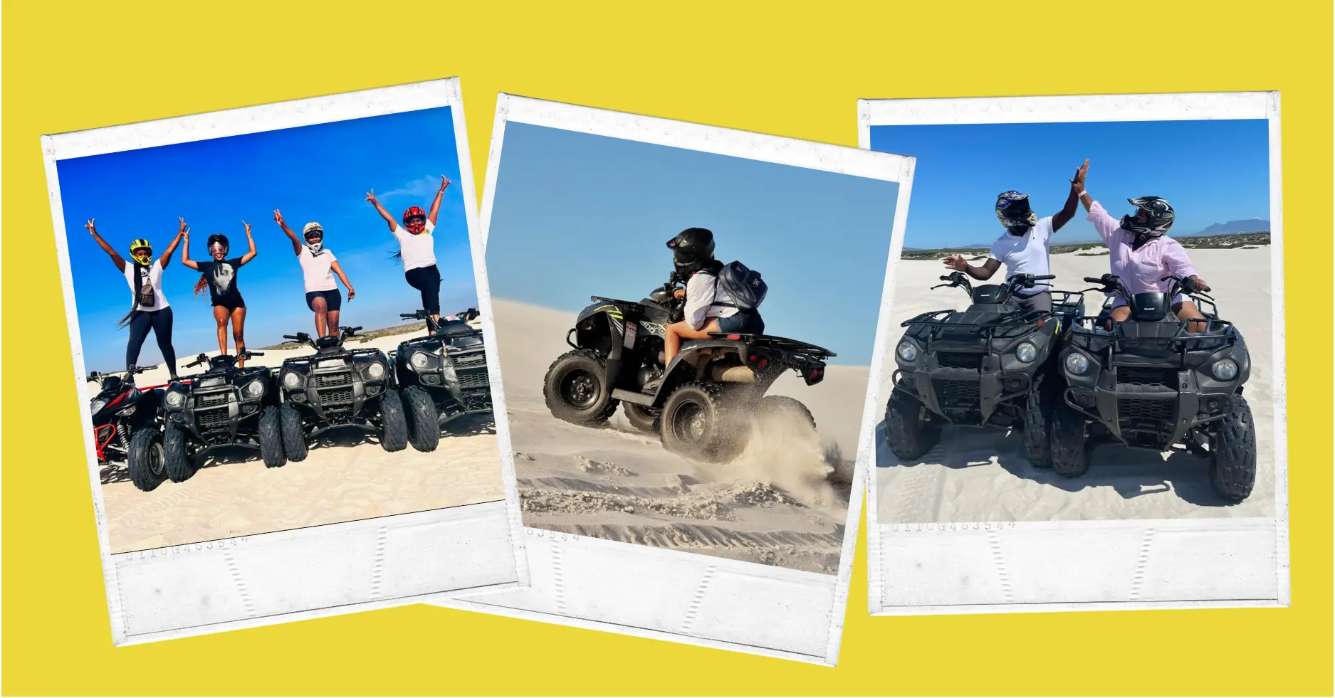 Quad biking in Cape Town — guided ride on the Atlantis Dunes with Wanderer