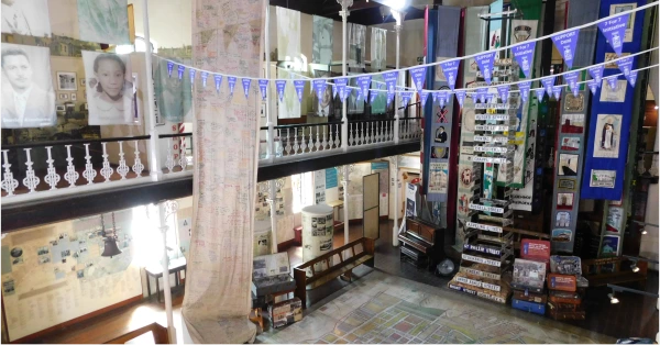 Inside the District Six Museum in Cape Town, included on the full-day private Cape Town City Tour