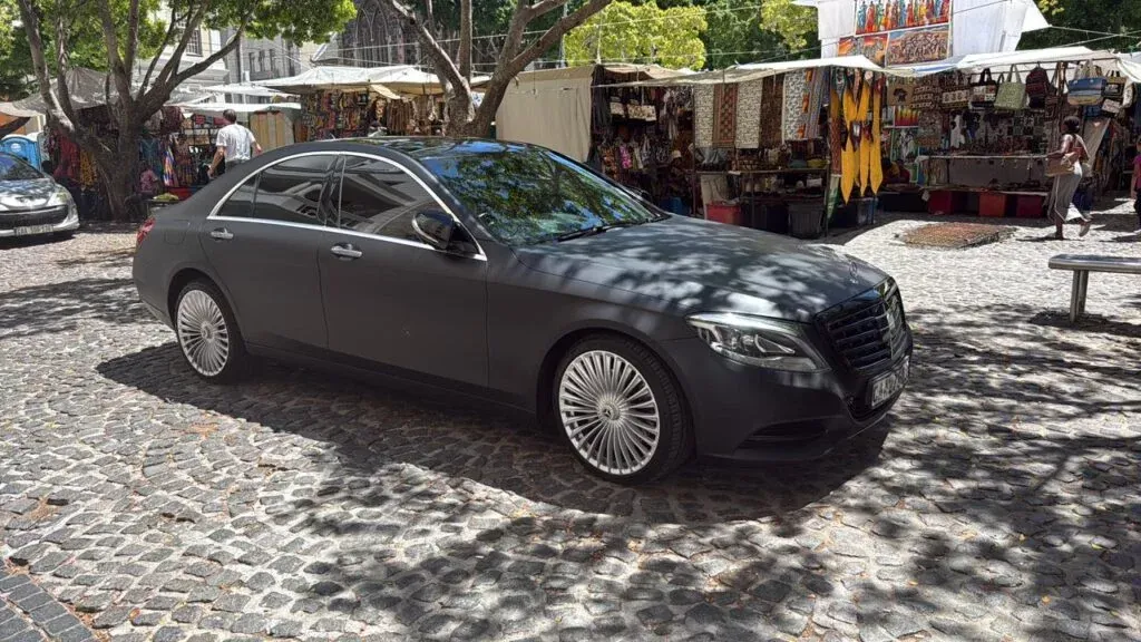 Luxury Mercedes-Benz S-Class used for Wanderer chauffeur services in Cape Town